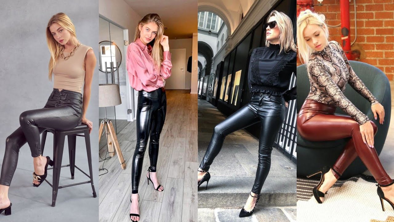 Antonishing & trendiest vinyl pants & leggings #leather&latex #outfits