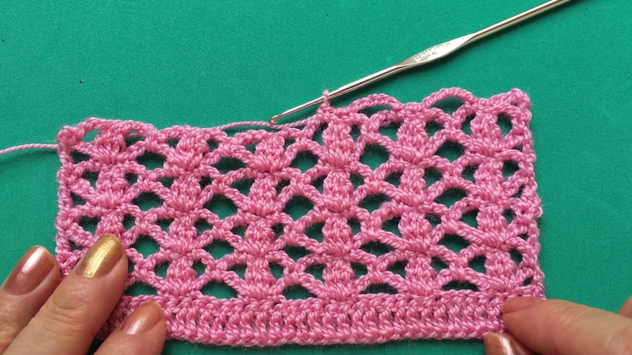 PUNTO A CROCHET CALADO PARA BLUSA
