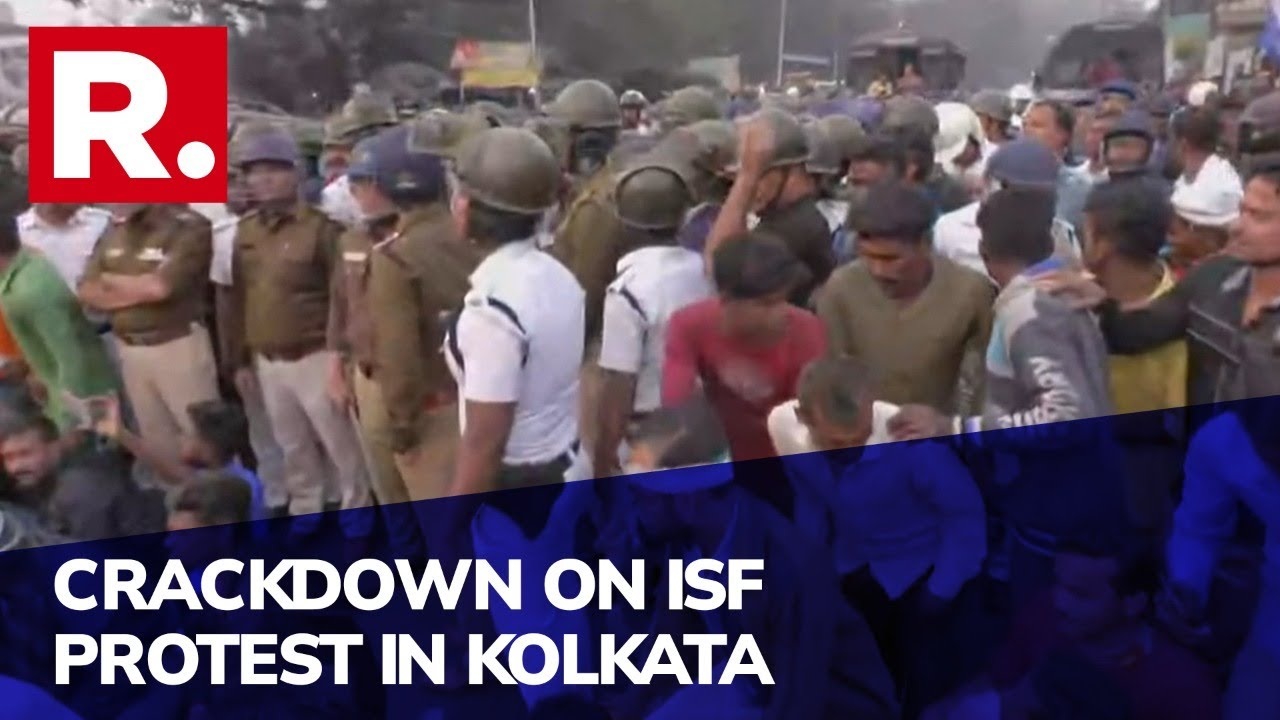 Kolkata: Indian Secular Front Protests After Bhangar Clash; Police Crackdown On Workers