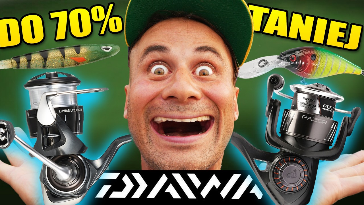 TOP DEALS - Wędki, kołowrotki i przynęty za 1/3 ceny