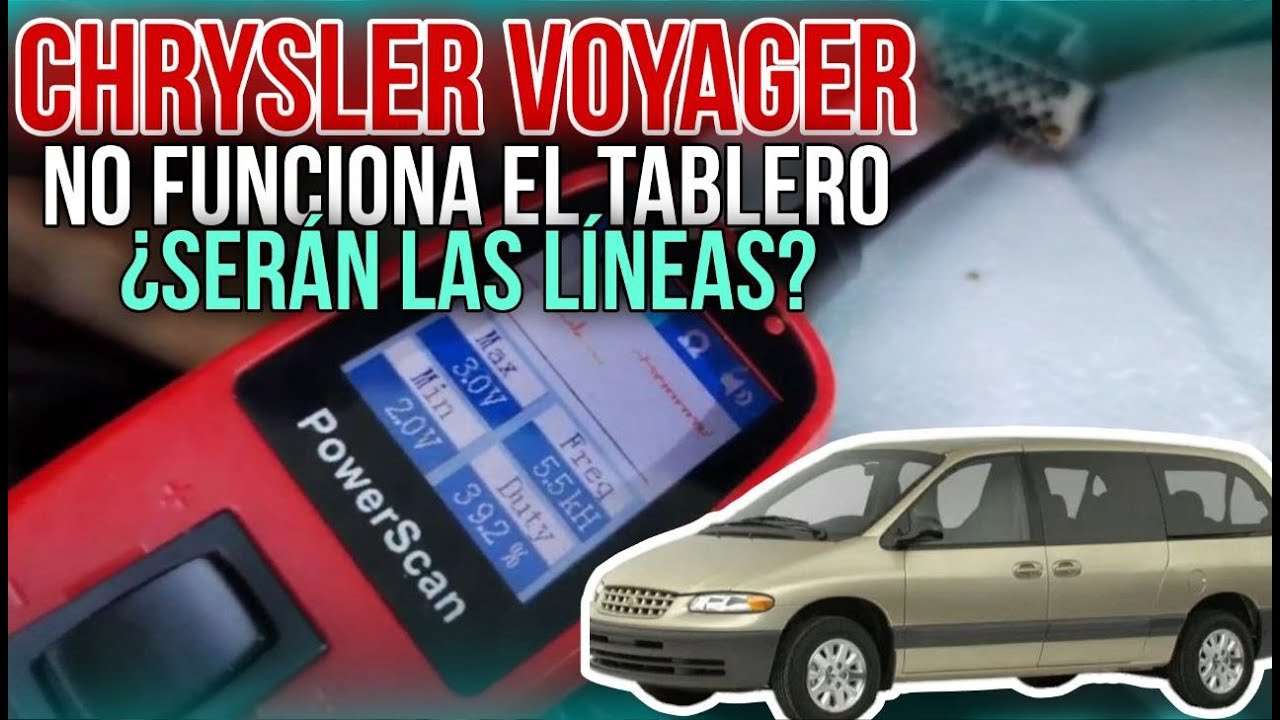 Chrysler voyager 99 diagrama  del conector del tablero