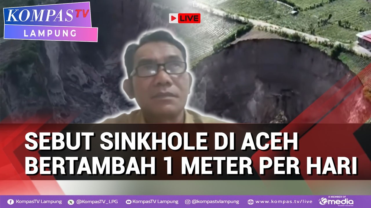 Ungkap Camat Ketol Sebut Sinkhole di Aceh Bertambah 1 Meter Per Hari