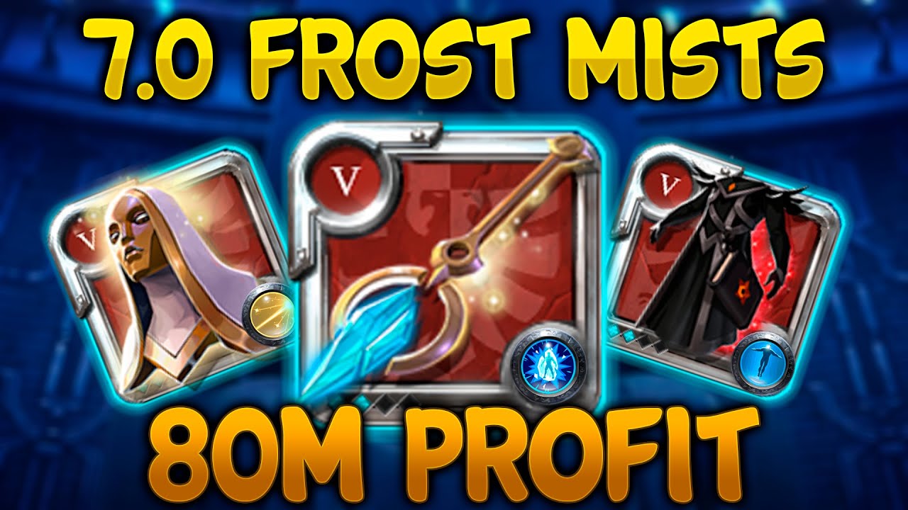 7.0 CHILLHOWL (FROST STAFF) MISTS PVP 80M PROFIT | MISTS #12 | Albion Online PvP