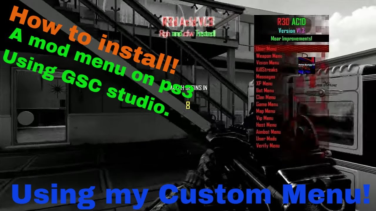 BO2 PS3 Mod Menu Guide for Beginners