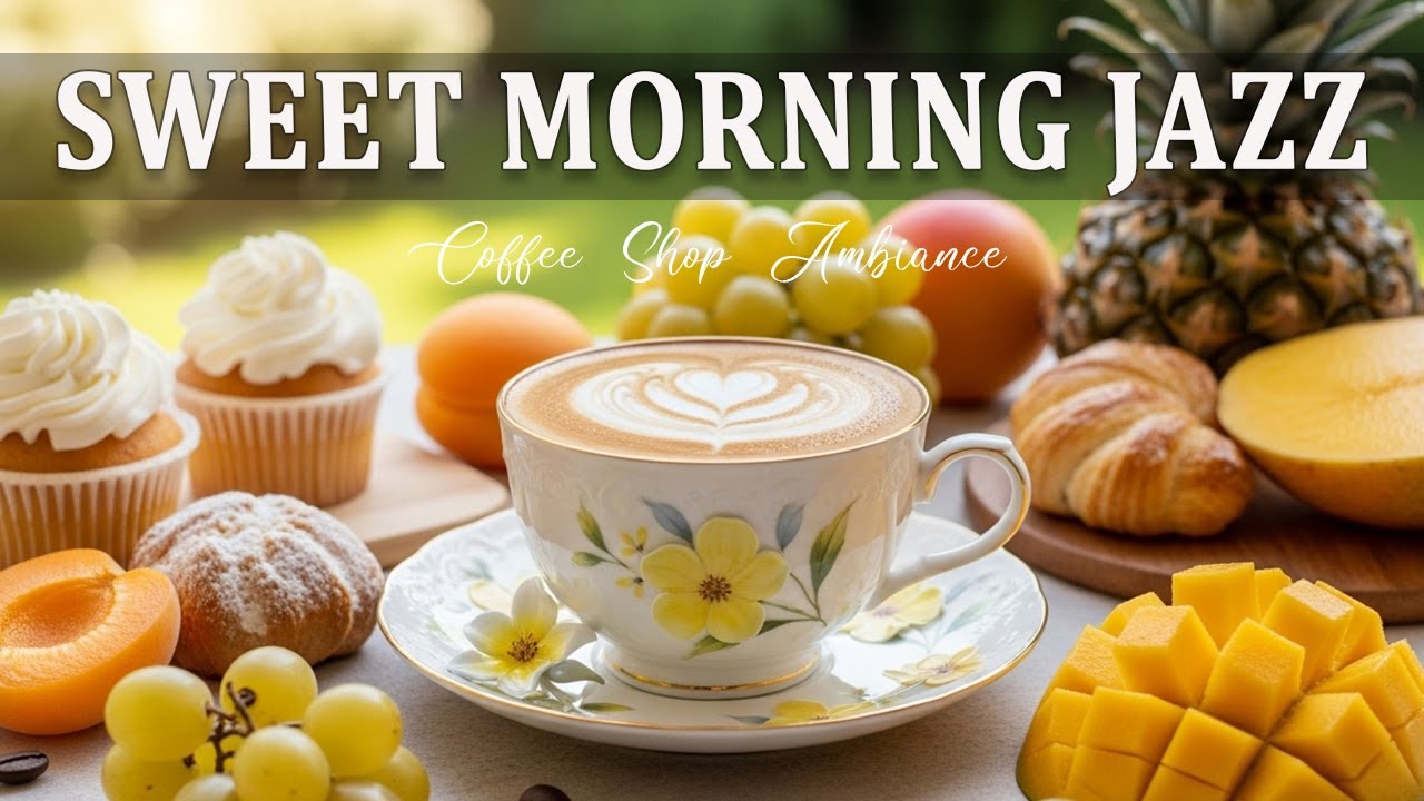 Sweet Morning Jazz ☕ Coffee Shop Ambiane & Coffee Jazz Music for Upbeat Your Moods.