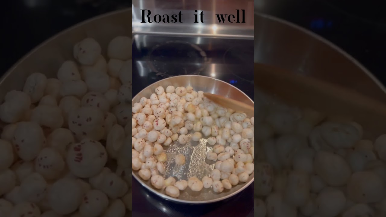 Healthy Snacking Recipe- Makhana #plantbased #yogiclife #satvikfood