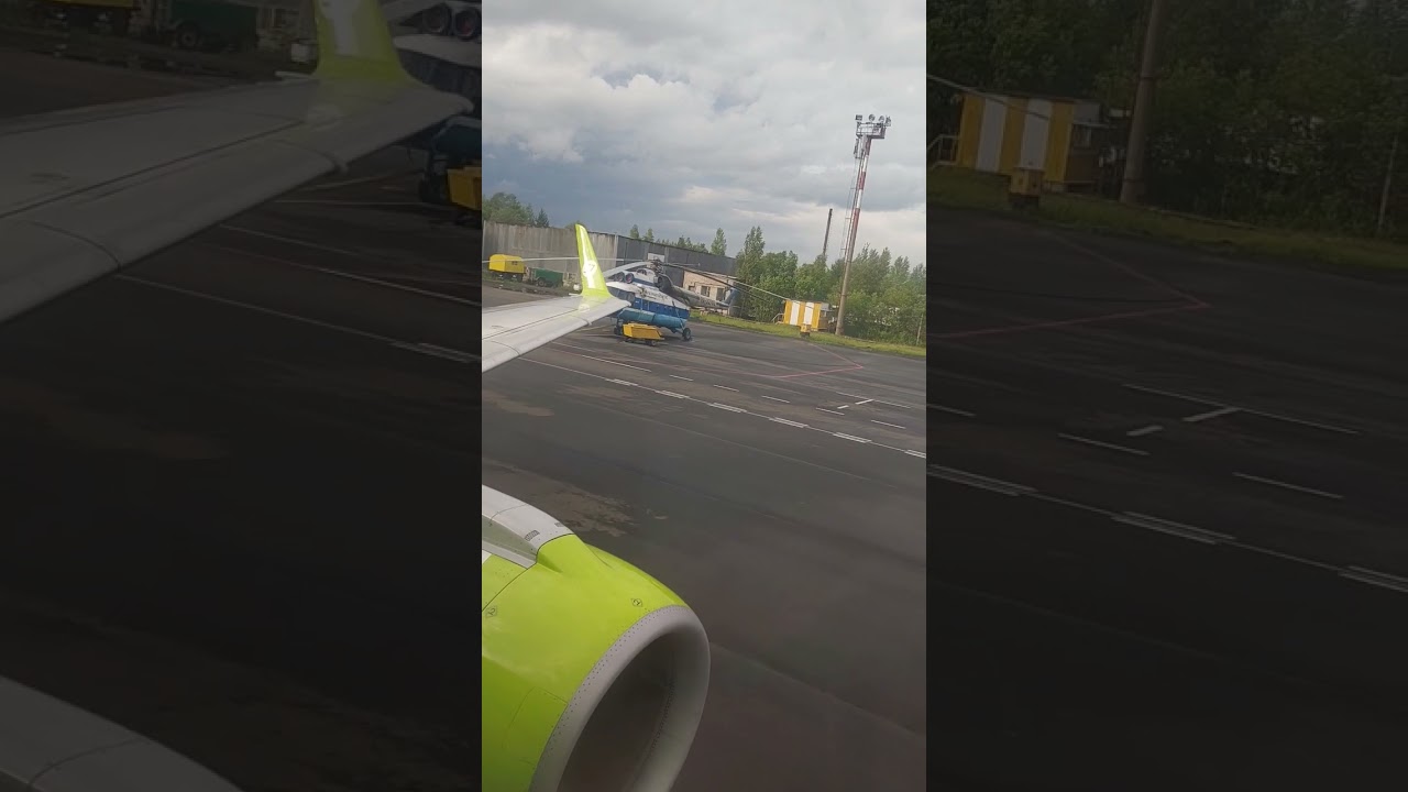 Аэропорт Васьково. Ряд вертолётов. #вертолёты #архангельск #северодвинск #новодвинск