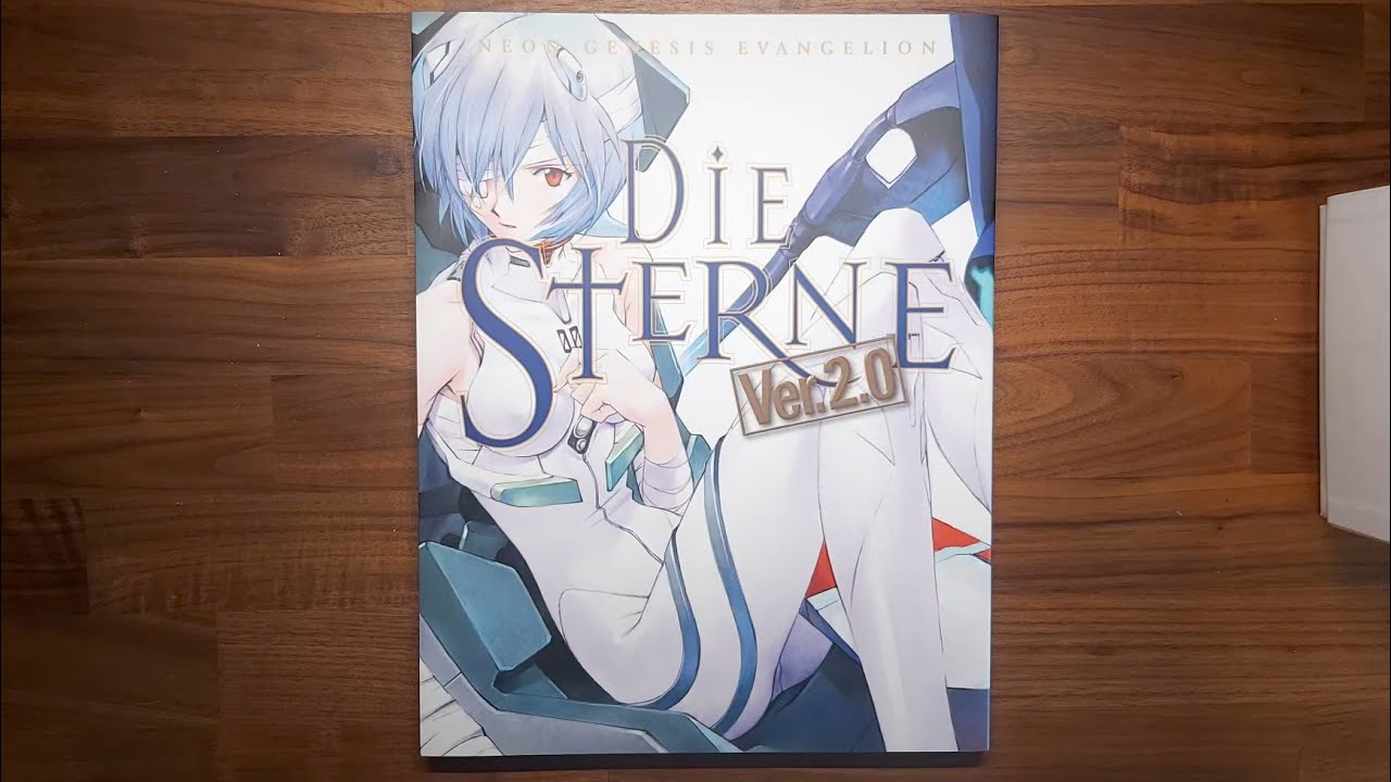 Evangelion Die Sterne 2.0 Artbook Flip Through - 4K
