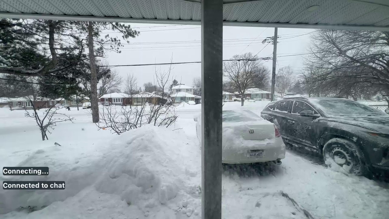 A Typical Day After a Snowstorm in Canada ❄️🇨🇦