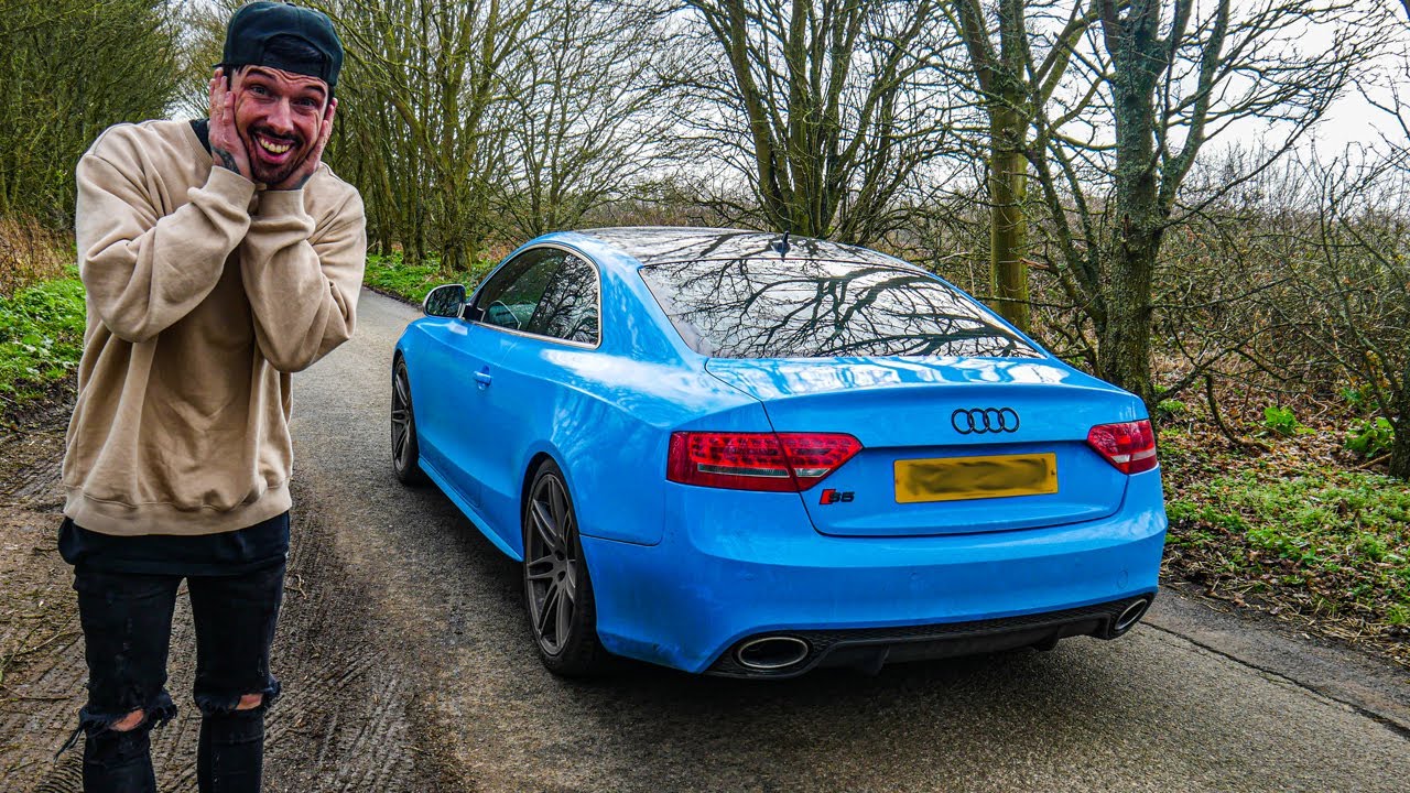 INSANE EXHAUST MOD AUDI S5 V8 *LOUD!*