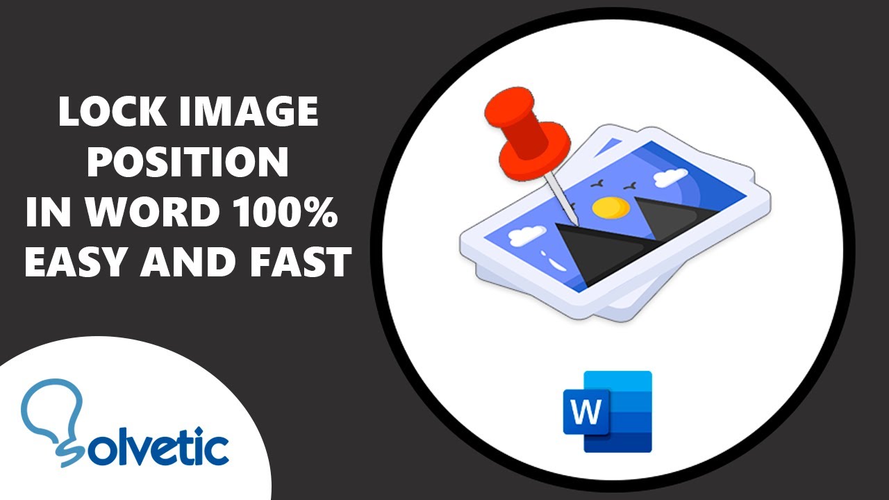 LOCK IMAGE POSITION in WORD 100% EASY and FAST ✅