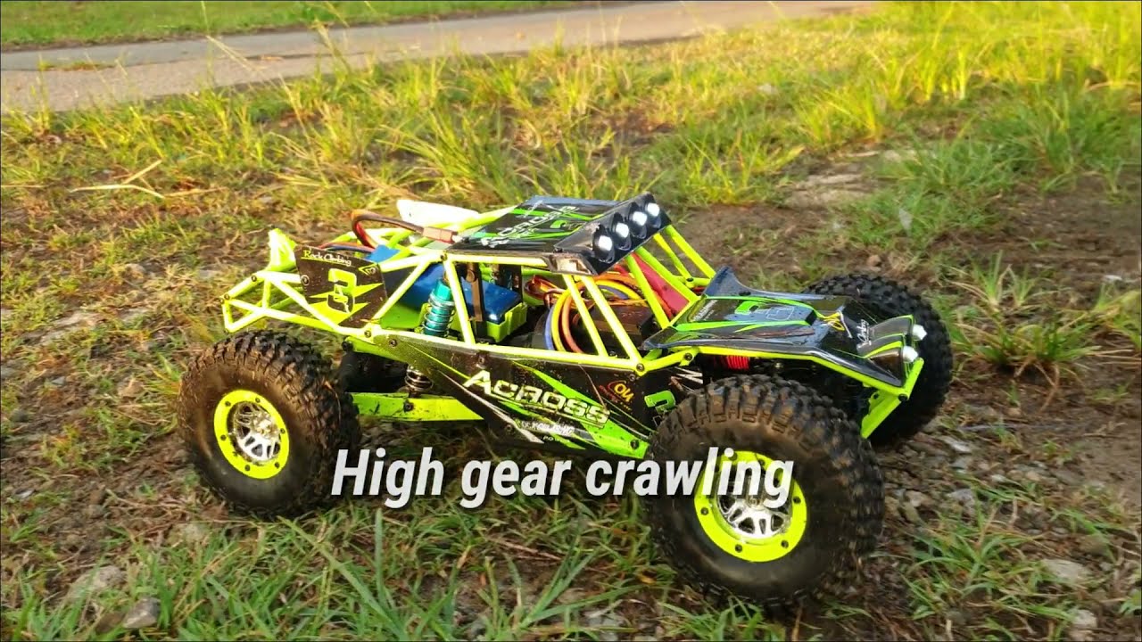 Wltoys 10428 upgrade | Converting brushed to brushless | 1/10 RC Crawler Basher