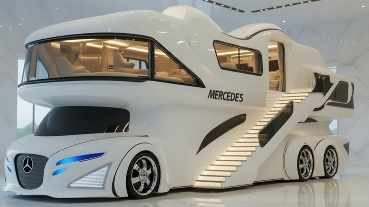 Mercedes Motorhome 2027 Удивительный Роскошный RV Обзор