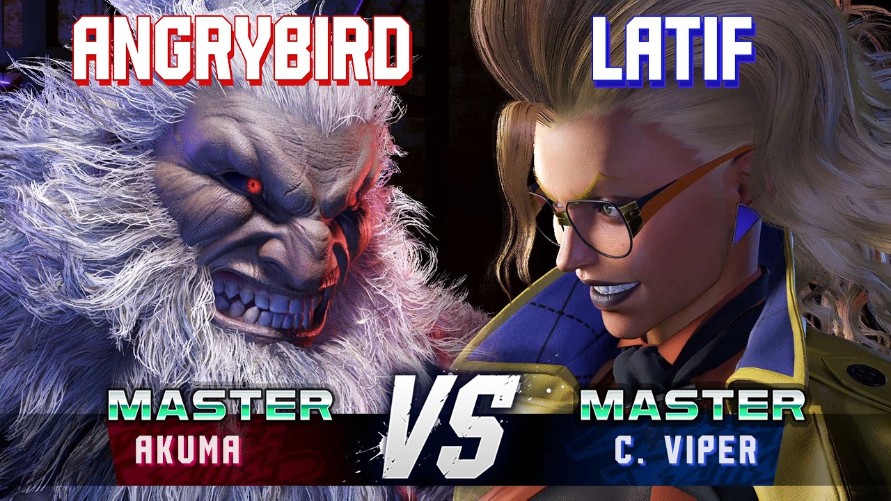 SF6 ▰ ANGRYBIRD (Akuma) vs LATIF (C.Viper) ▰ High Level Gameplay