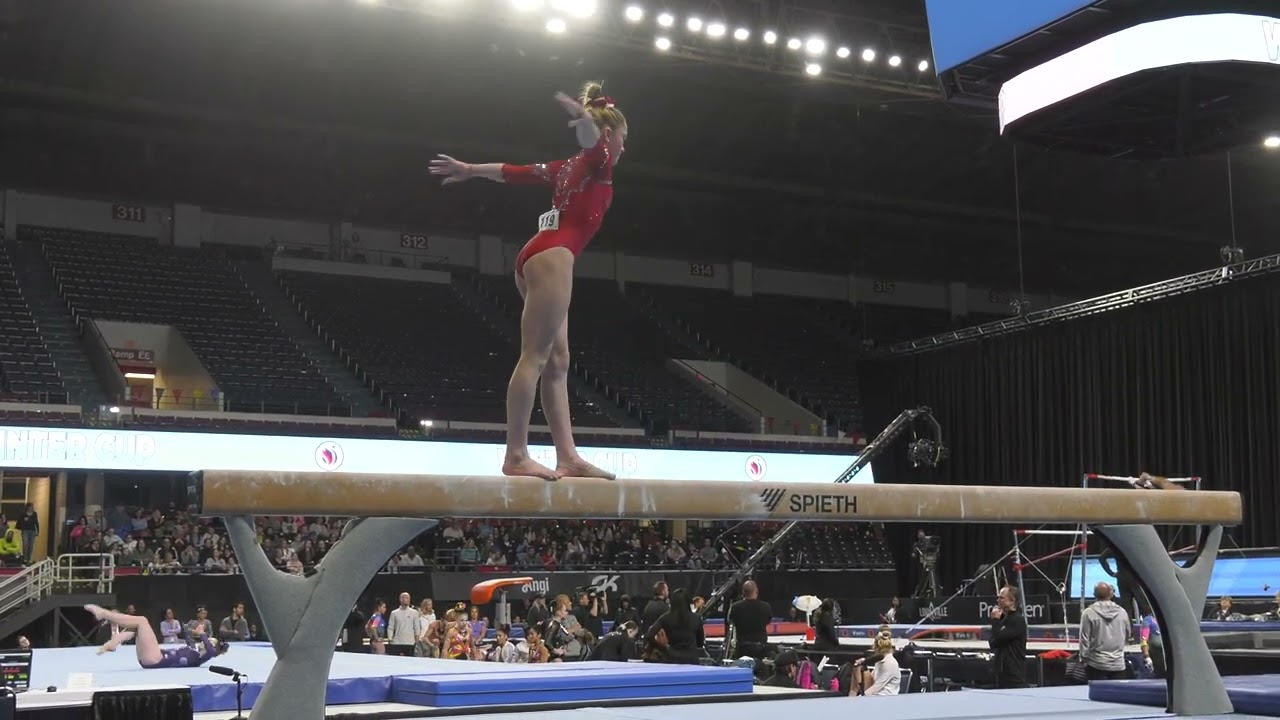Elle Mueller - Balance Beam - 2023 Winter Cup - Senior Women