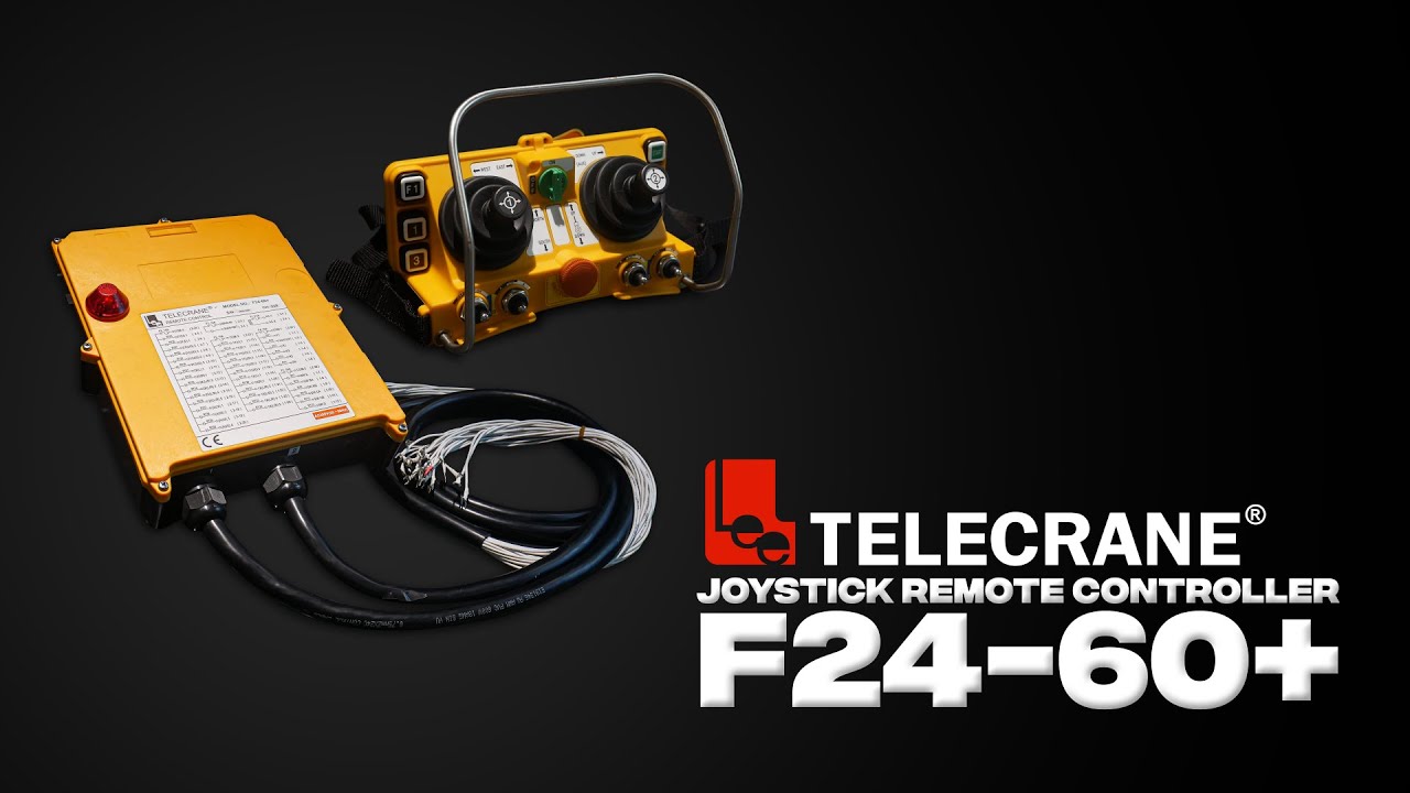 HEAVY DUTY JOYSTICK REMOTE CONTROLLER TELECRANE F24-60+ WITH OPERATING RANGE UP TO 100 METERS!!