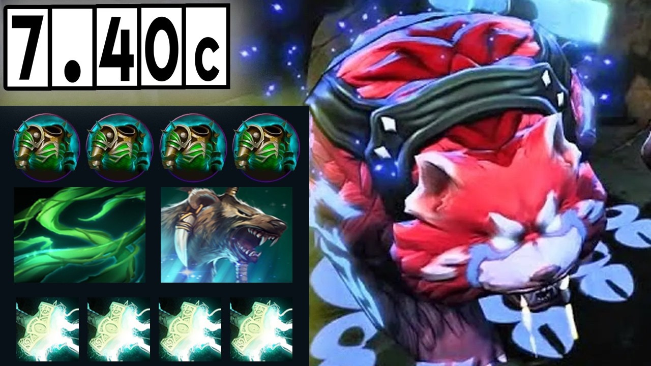 Lone Druid - Mid Lane VS. Earth Spirit! [Full Match Gameplay Dota 2] 7.40c