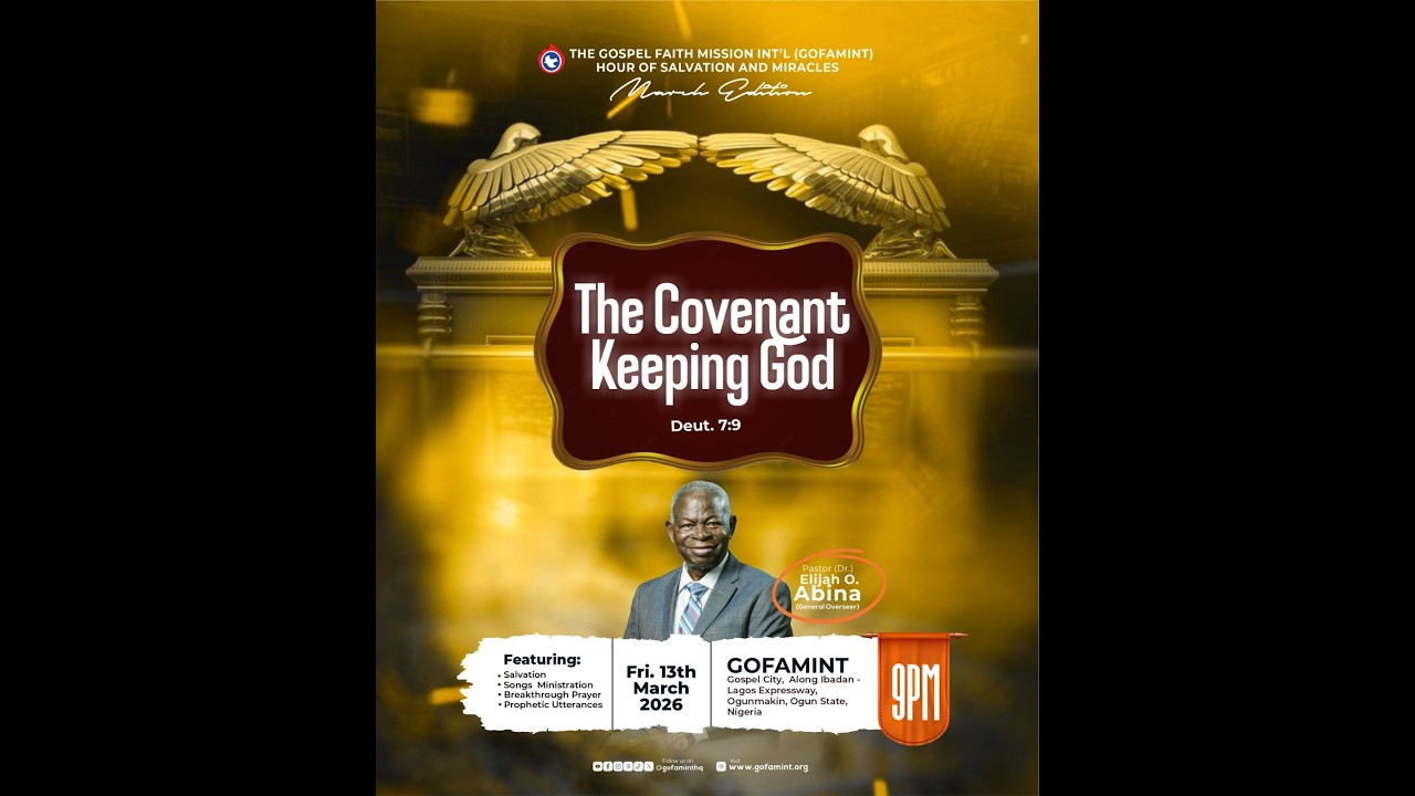 The atmosphere is set for salvation, miracles, and divine encounters at HOSAM March Edition.