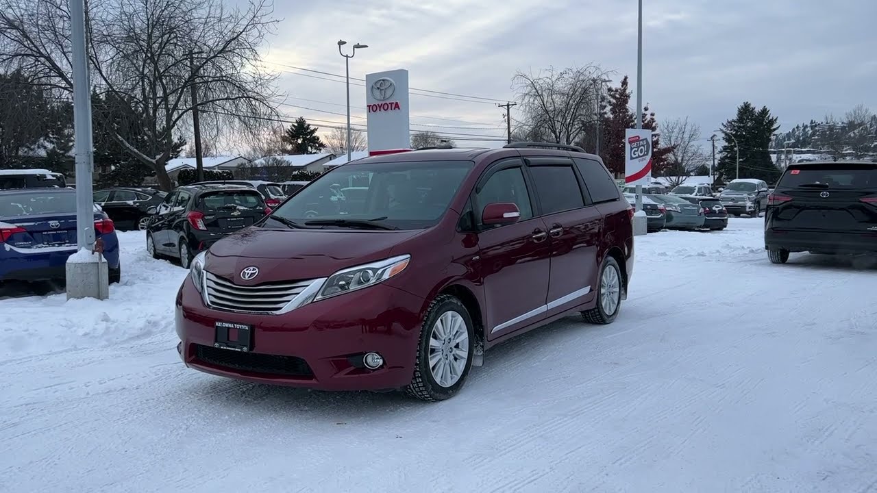 2016 Toyota Sienna Limited Review Kelowna BC - Kelowna Toyota