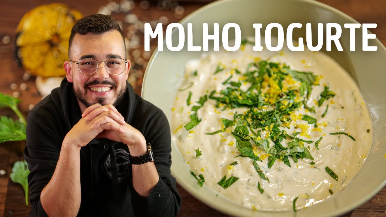 MOLHO DE IOGURTE | FÁCIL, SAUDÁVEL E DELICIOSO