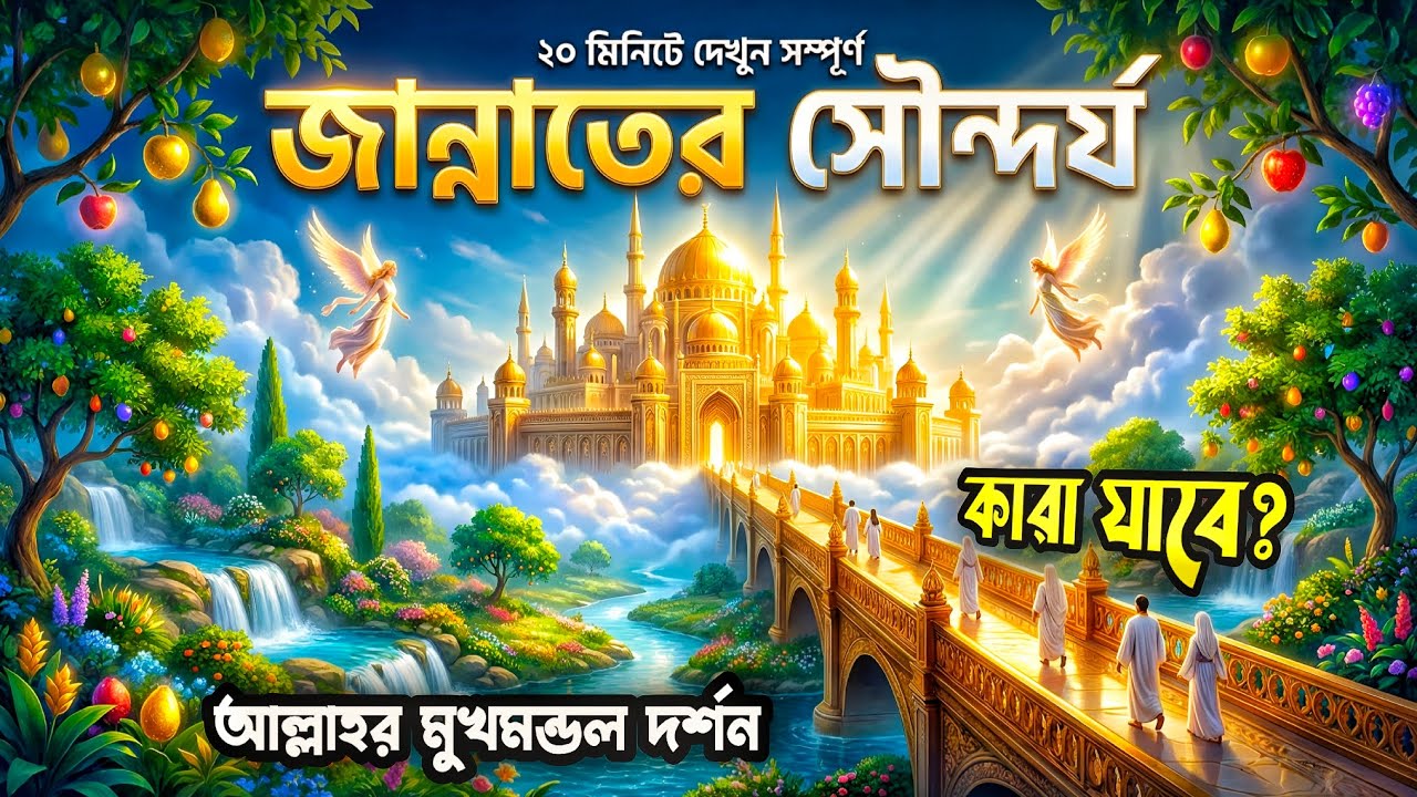 জান্নাতের জীবন কেমন হবে? এমন সৌন্দর্য যে দেখলে আপনি চোখ সরাতেই পারবেন না...|| Heaven in Holly Quran