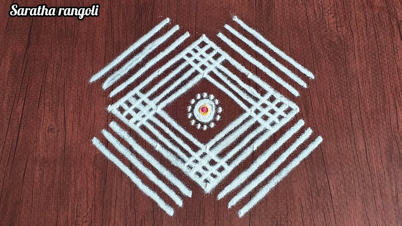 Thai madham simple friday padi kolam🌷simple muggulu designs🌷daily rangoli designs🌷saratha rangoli 