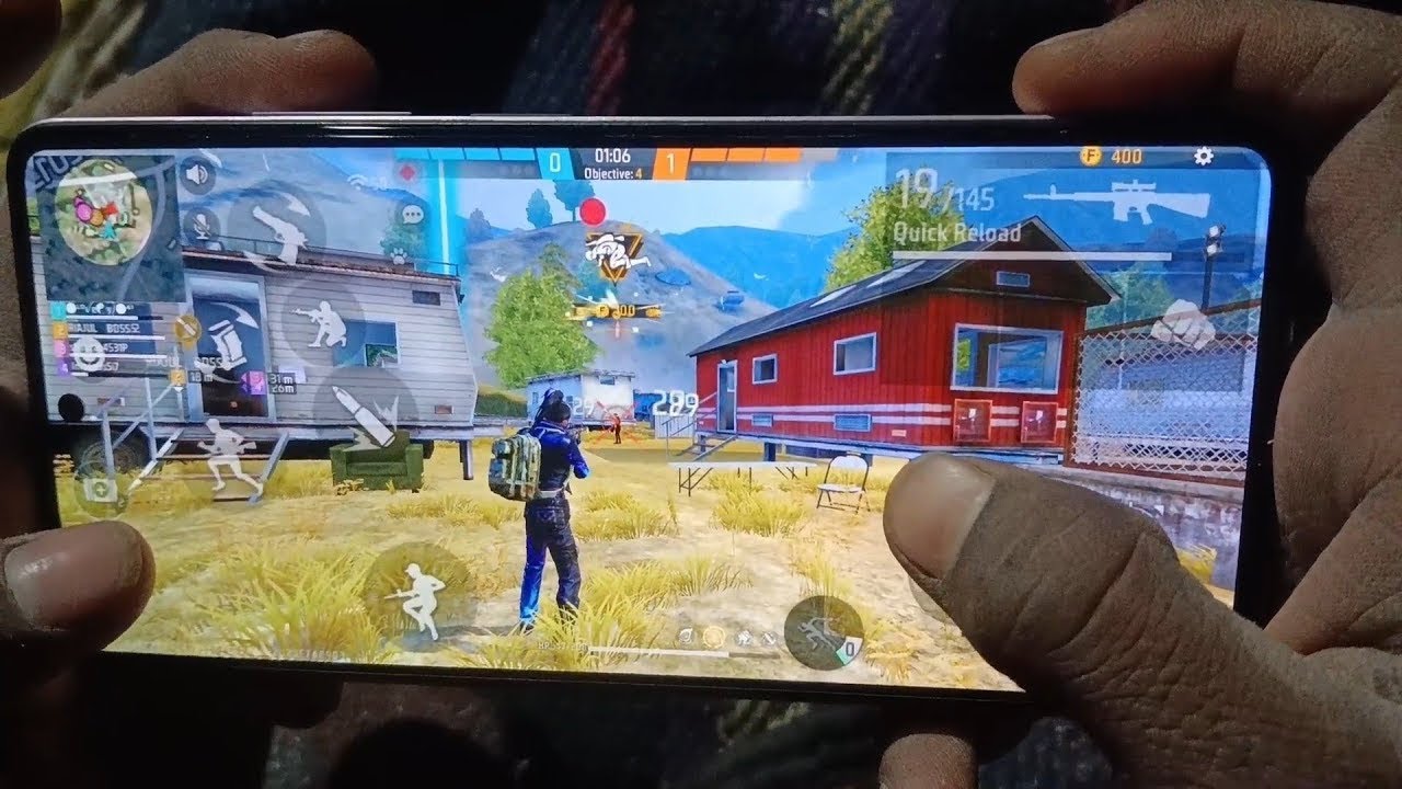 Redmi note 12 pro 5G free fire handcam game play video after 1year used full details and information
