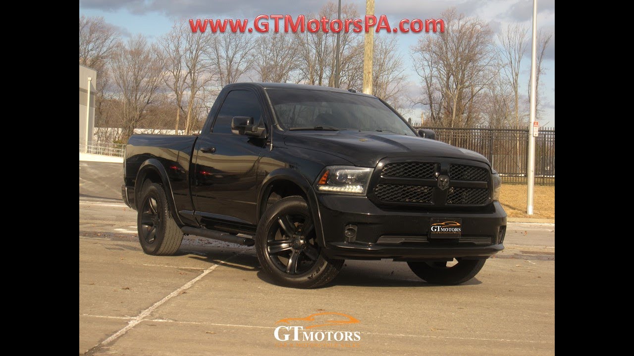 2013 RAM 1500 5.7 HEMI Single Cab CUSTOM BUILT INTERIOR 2022 - BLACKED OUT
