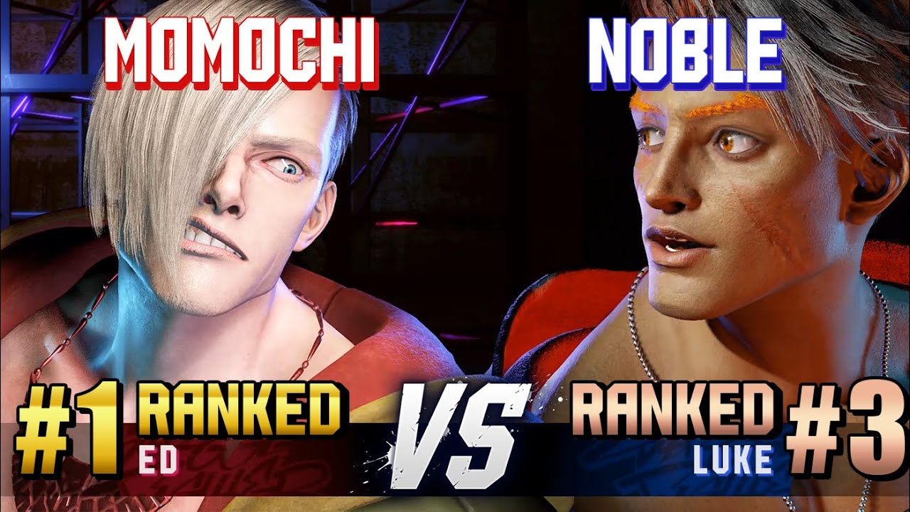 SF6 ▰ MOMOCHI (#1 Ranked Ed) vs NOBLE (#3 Ranked Luke) ▰ High Level Gameplay