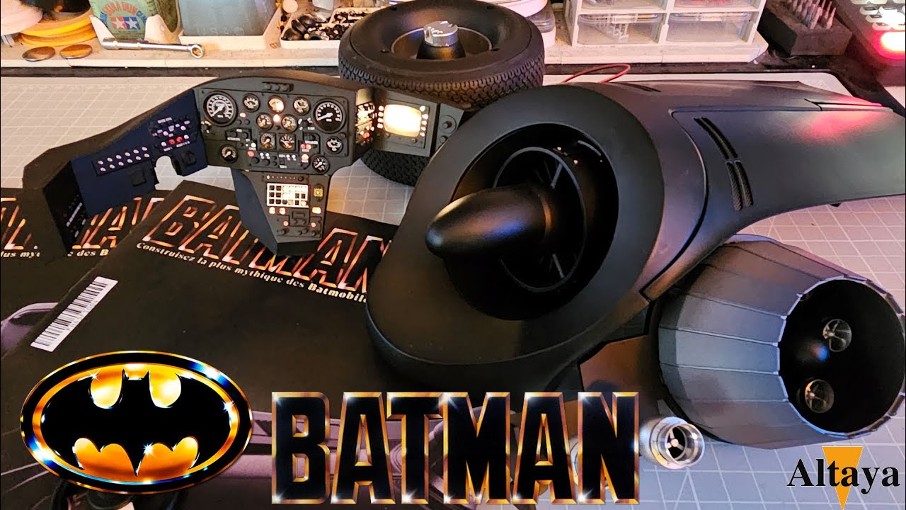 Build the 1989 Tim Burton Batmobile 1:8 Scale - ALTAYA TRIAL - Stages 1-4