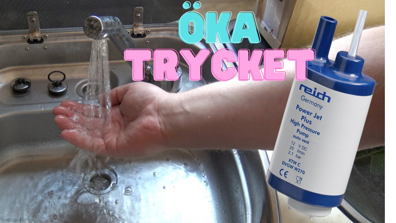 Ökar trycket i husvagnen med en Reich Power Jet Plus