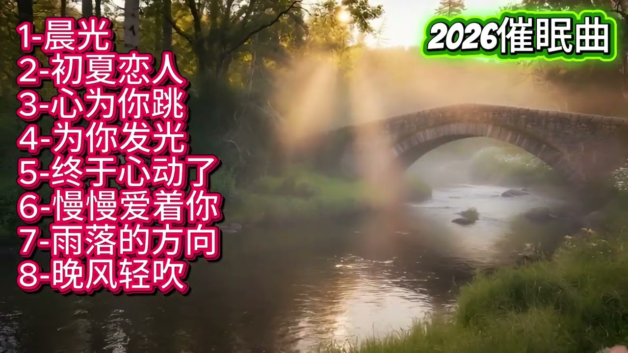 2026抒情催眠曲不得不听《晨光》#必听热门歌曲 #抖音 #抒情小曲集 #音樂 #疗愈歌曲