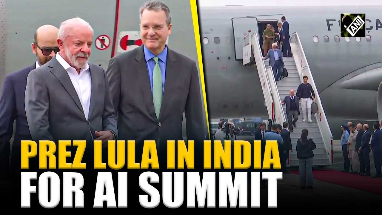 Brazil President Lula lands in India, set for AI Summit 2026 and crucial talks with PM Modi