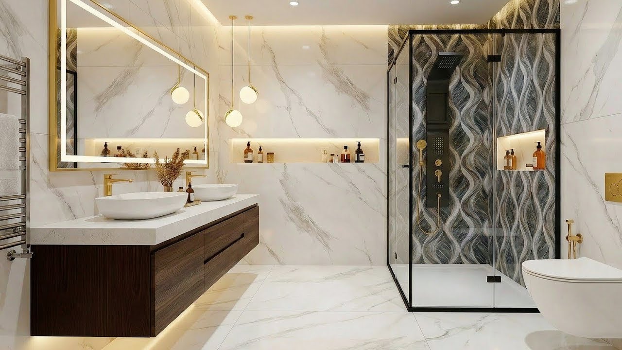 200 Luxury Bathroom Tiles Design Ideas 2026 - Small Bathroom Designs & Modern Bathroom shower Trends