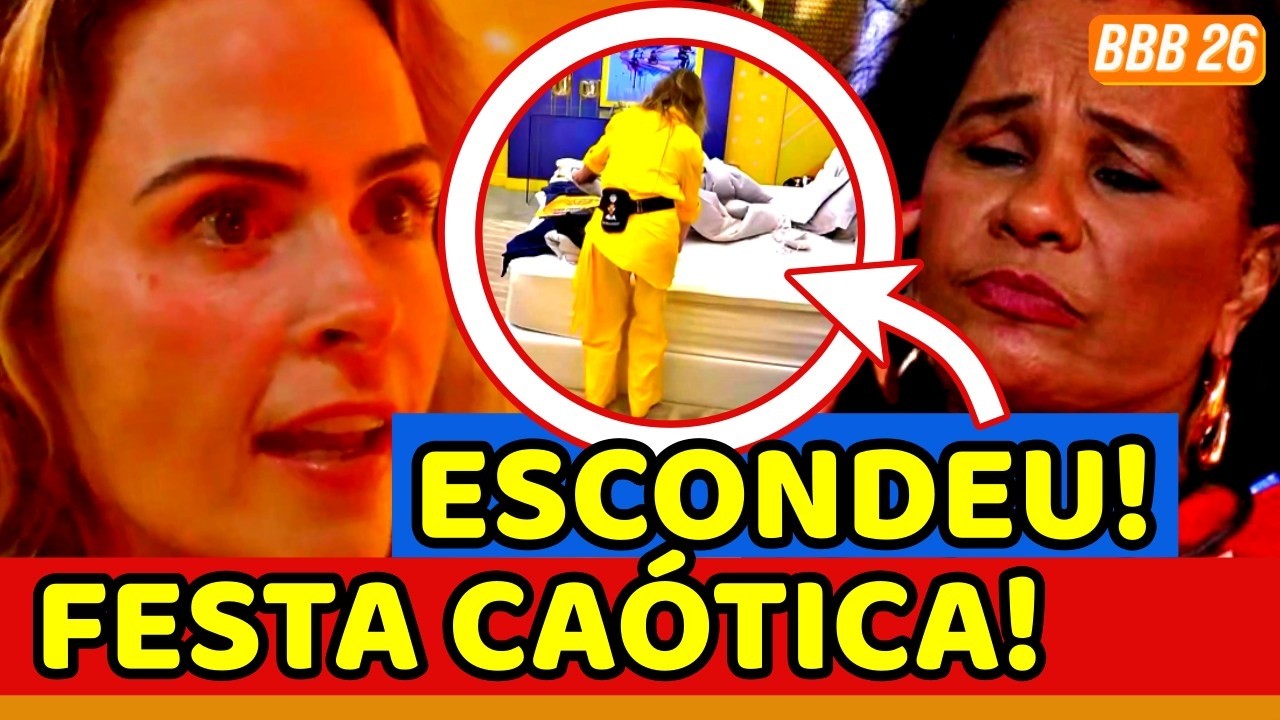 🔥🤯BBB26 FESTA CA&Oacute;TICA! Ana Paula DESCOBRE O PIOR, ESCONDE FOTOS da FAM&Iacute;LIA e REVELA SEGREDO