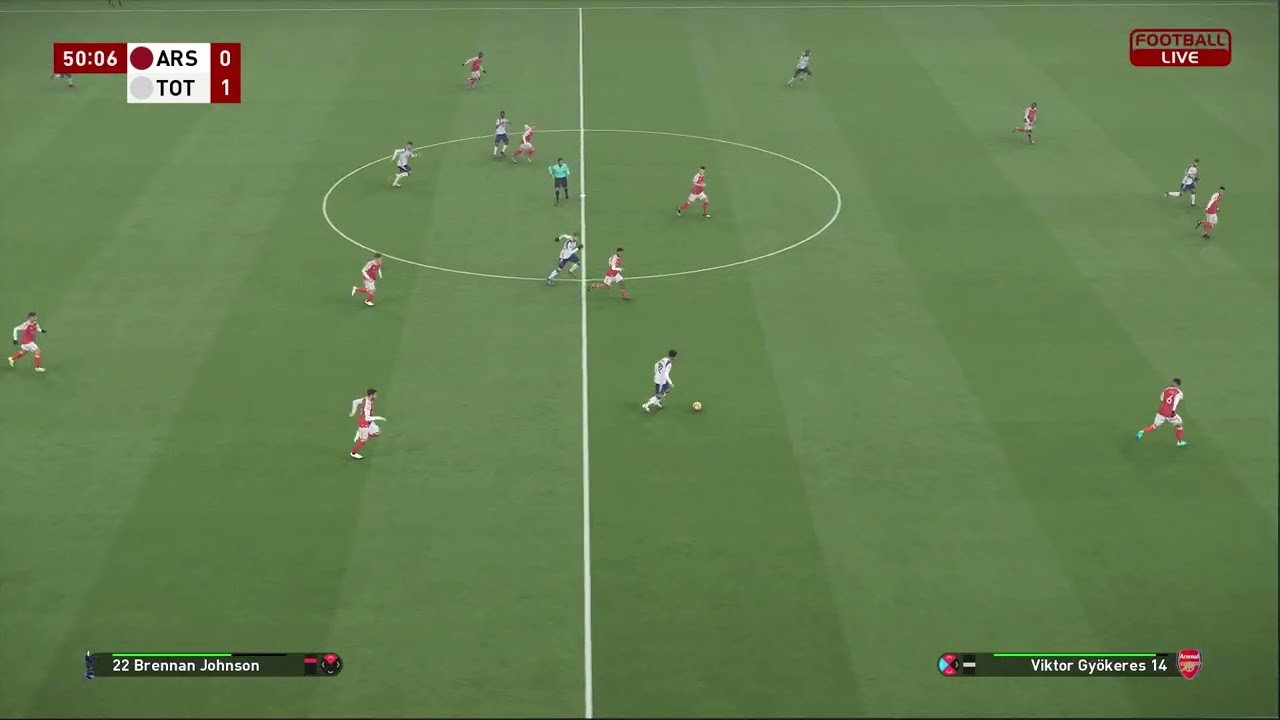 Arsenal vs Tottenham | Premier League Matchday 12 Simulation | Realistic FL26 Prediction