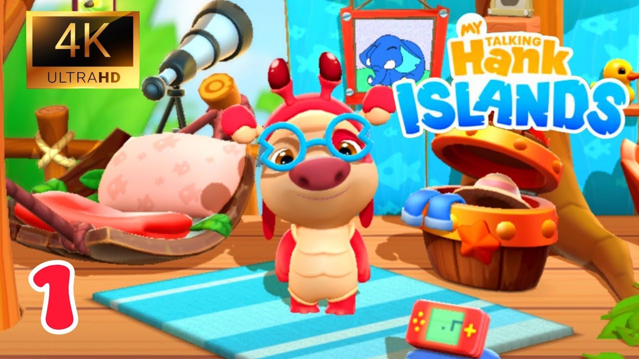 My Talking Hank Islands Gameplay [4K 60FPS] - Part 1