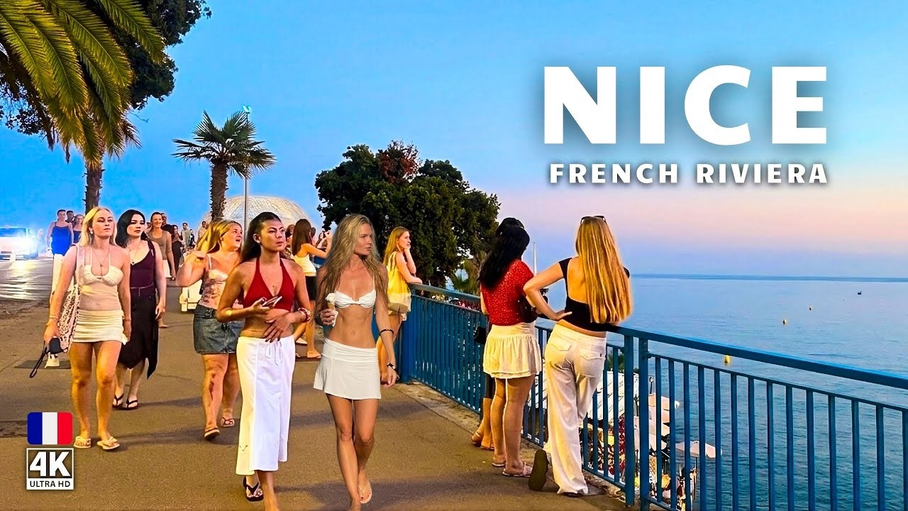 Nice France Walking Tour 4K The Heart of the French Riviera 2026