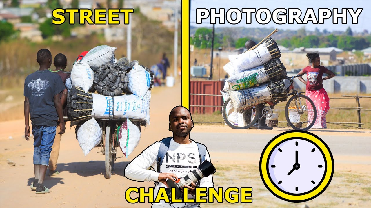 Wedding photographer tries one minute street photography challenge | zambia street photography