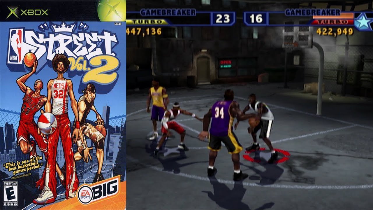 Играю в NBA Street Vol. 2 в 2023 году! (XBOX)