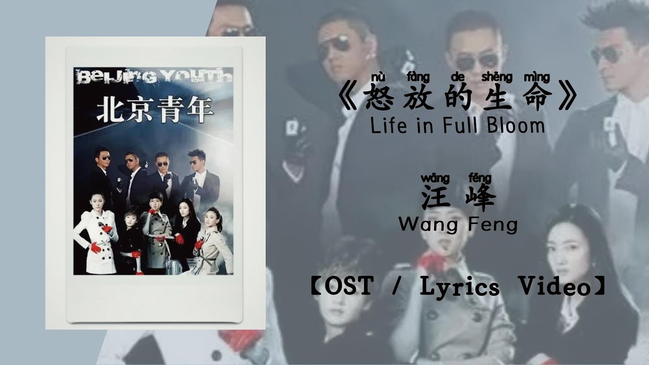 『OST/Lyrics Video』怒放的生命 Life in Full Bloom - 汪峰 Wang Feng《北京青年》