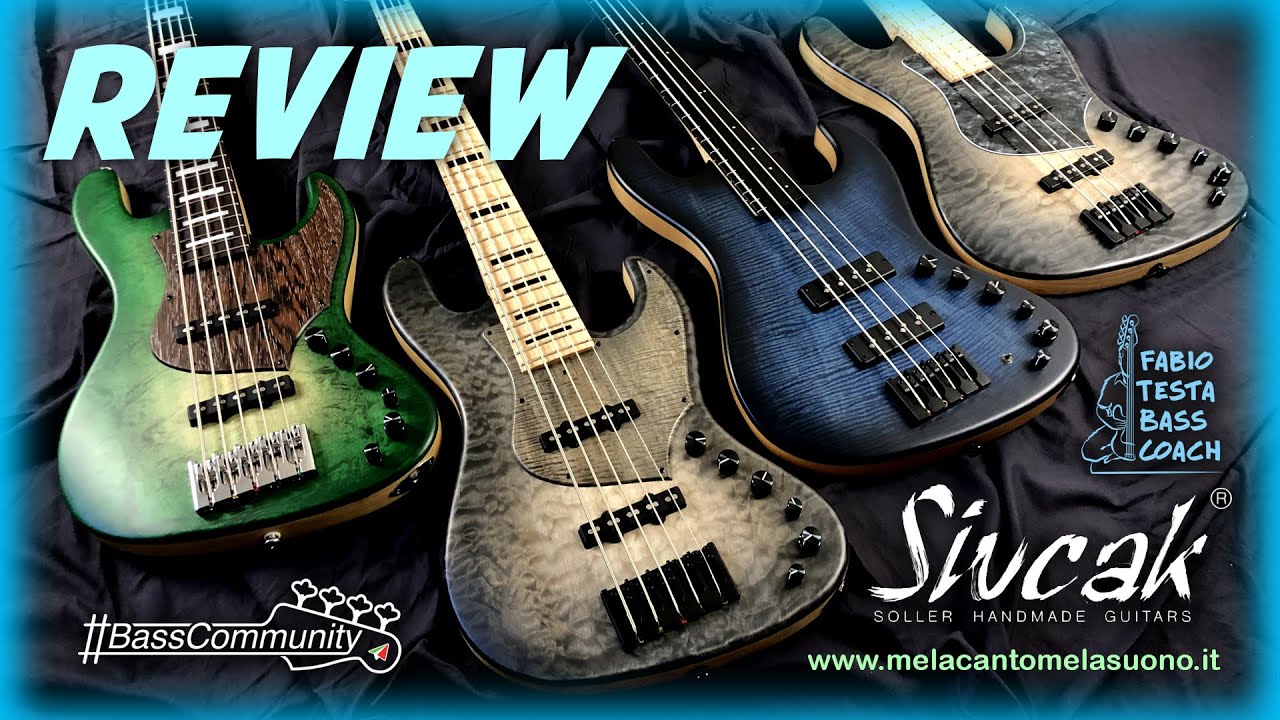 RECENSIONE - REVIEW - Bassi Elettrici Sivcak Guitars OSC - Soller & Sivcak OSC Bass Guitars