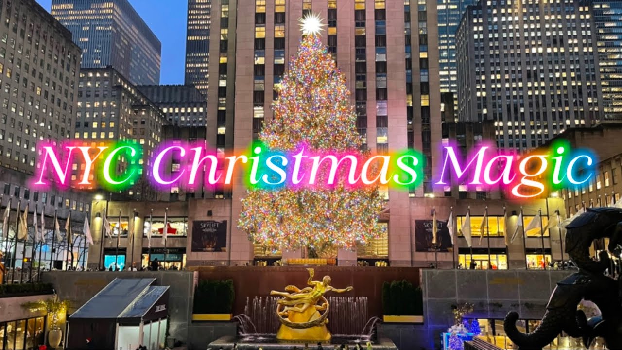 New York City Christmas: Rockefeller Tree and Fifth Avenue Lights🎄