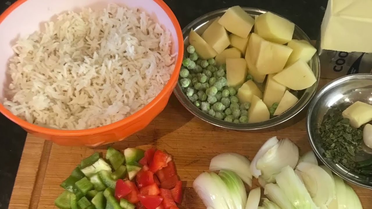 Aloo Pulao / how to make vegetable Pulao at home / how to make rice Pulao @S.k.indian.Cooking