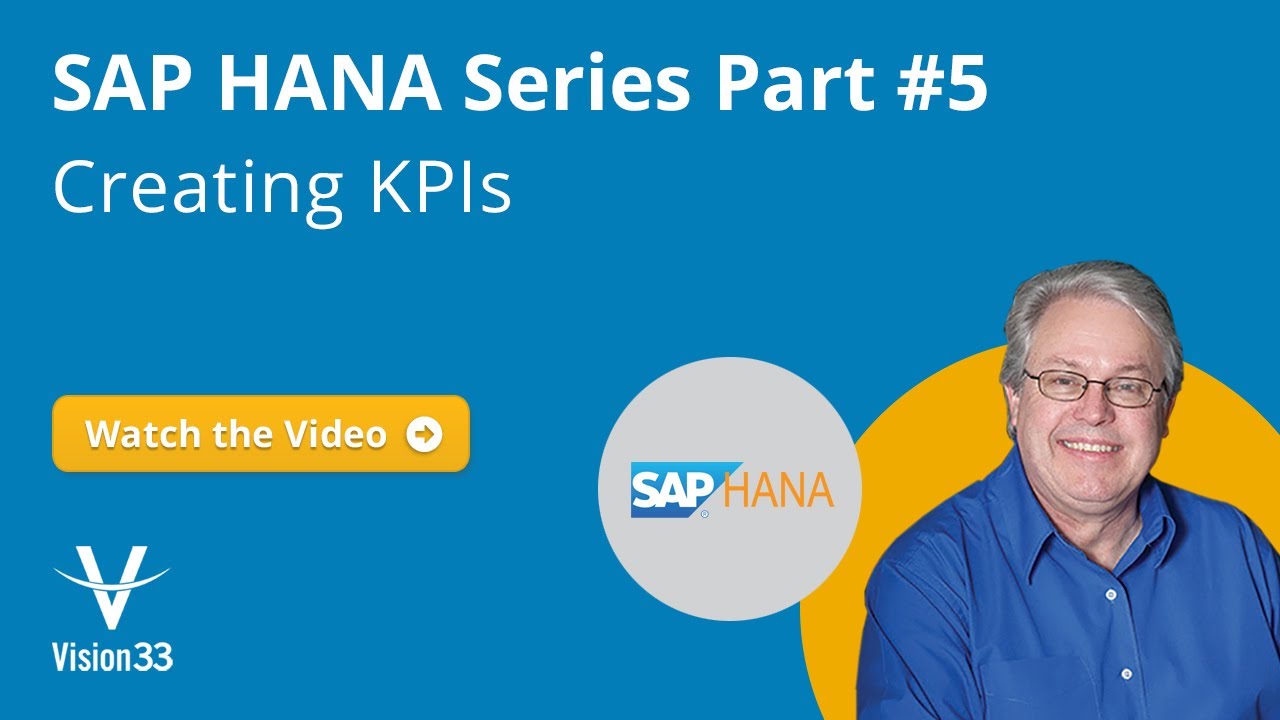 SAP HANA Series Part 5: Creating KPIs