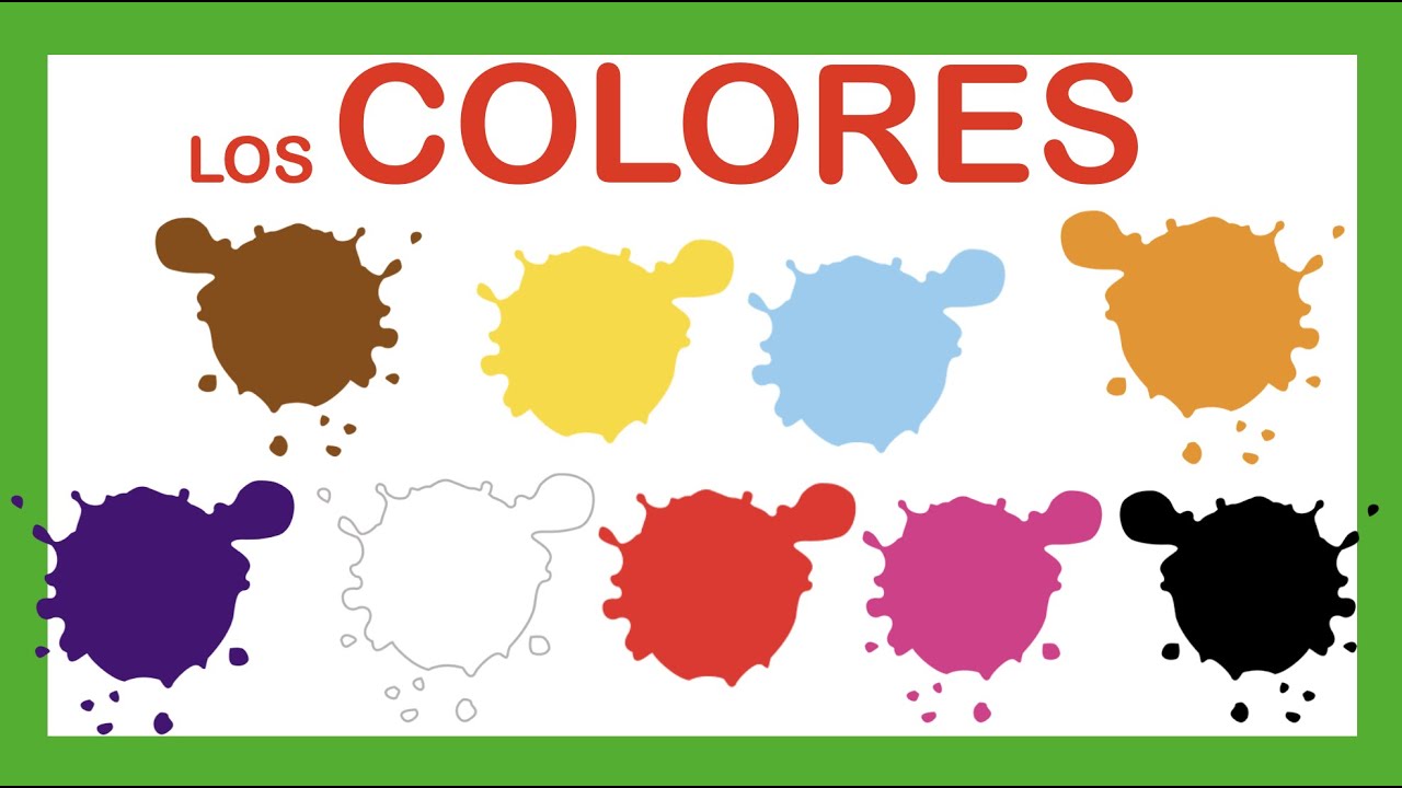 Los 🎨COLORES🎨 🔴Vídeo EDUCATIVO🟡 -pictos ARASAAC-