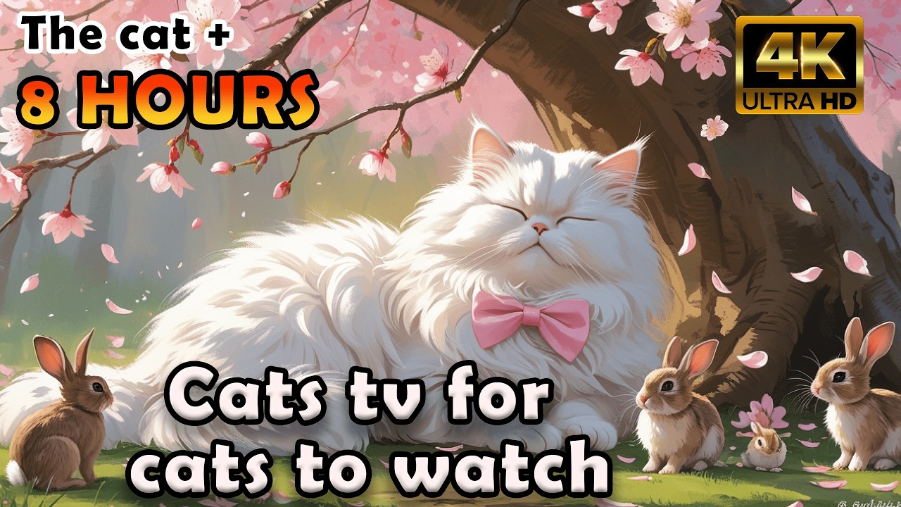 TV FOR CATS - Vet Recommended Stimulation for Cats: 8-Hour ULTIMATE Nature TV @Nature-4ktv 74