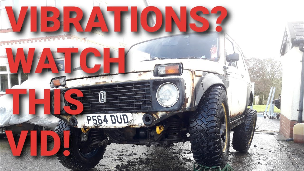Lada niva maintenance - transferbox alignment - remove vibration
