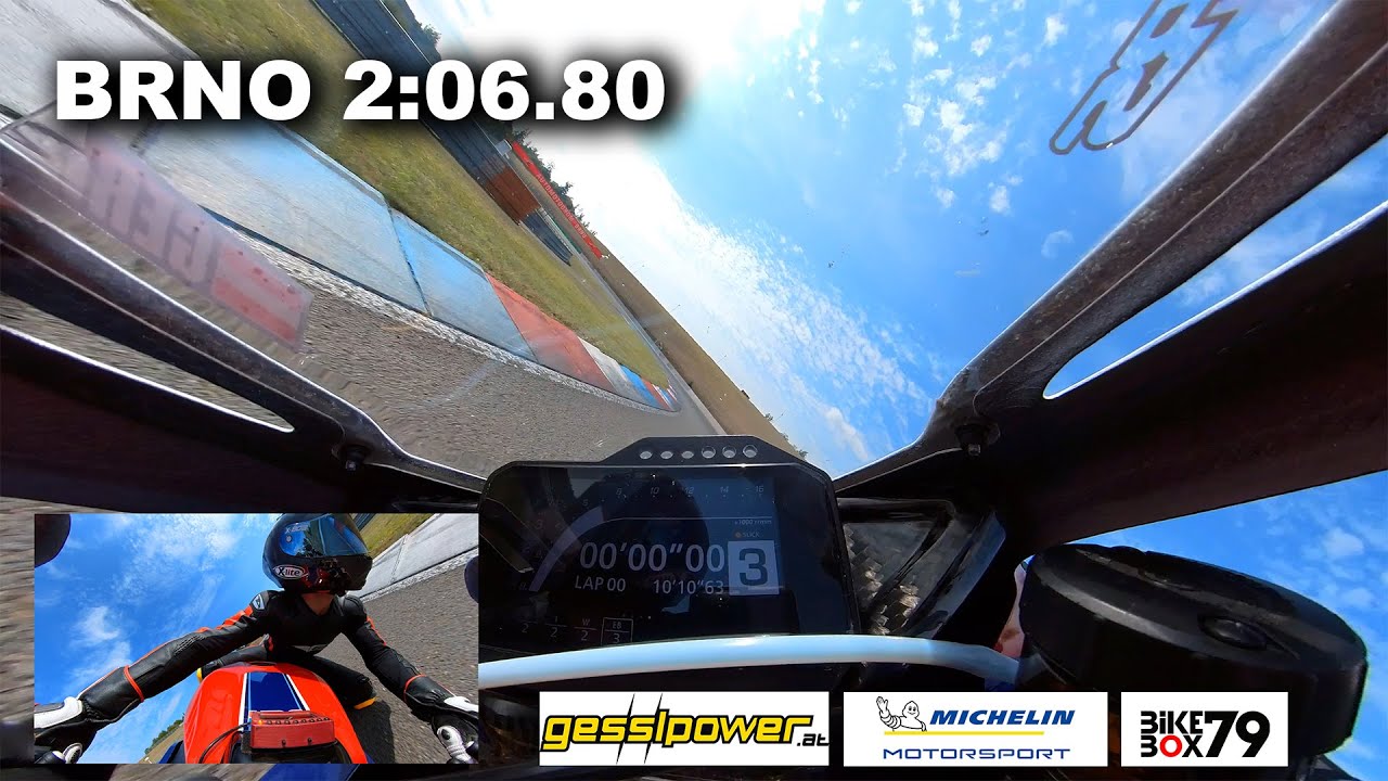 ONBOARD Honda CBR1000RR-R & MICHELIN POWER PERFORMANCE IN BRNO | 2:06.8