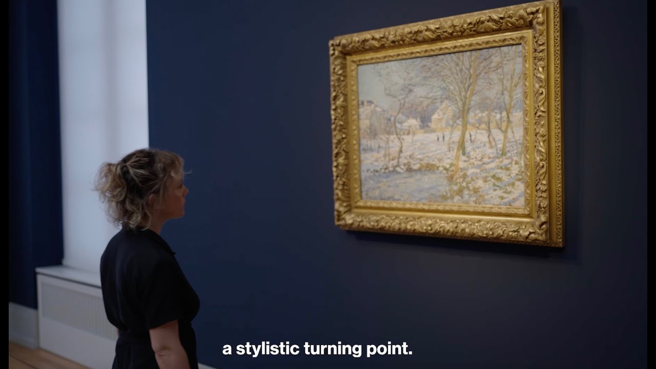 Bildbesprechung: Claude Monet, Der Tümpel im Schnee, 1874